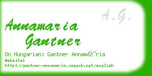 annamaria gantner business card